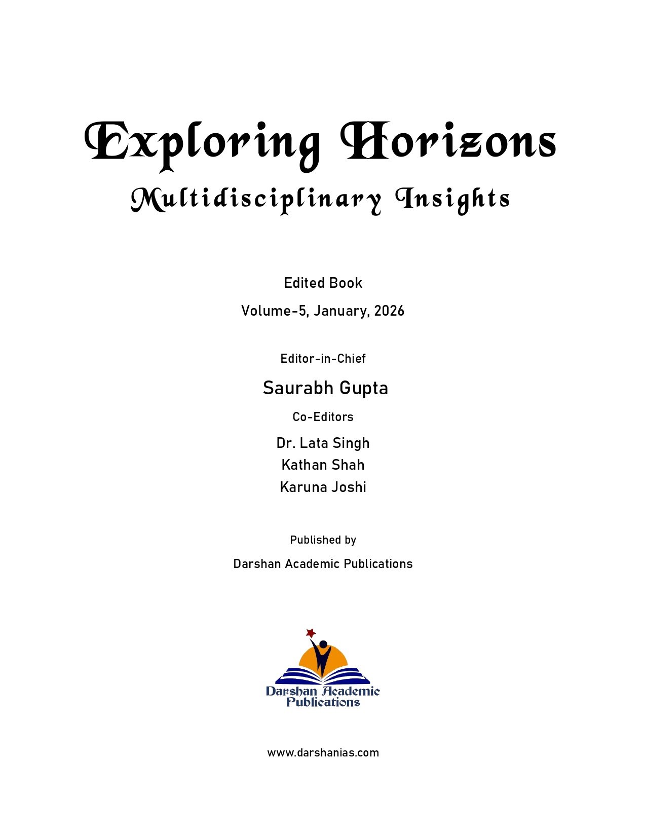 Exploring Horizons: Multidisciplinary Insights Edited Book Volume 5 - Image 3